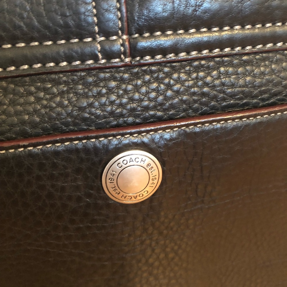 ❤️SALE!💥Coach laptop leather laptop messenger bag - Picture 5 of 8